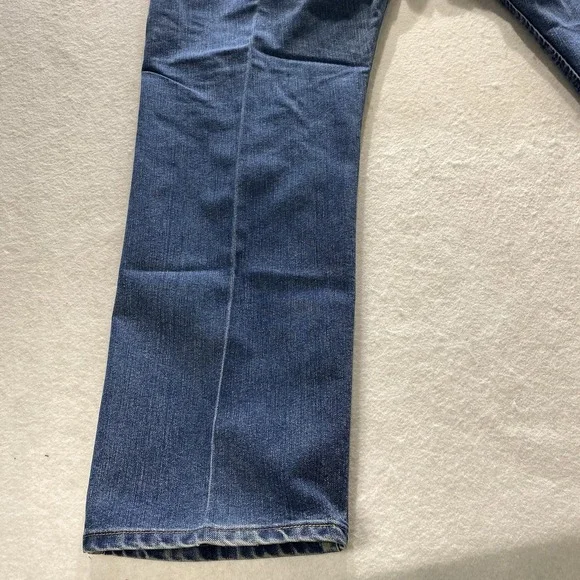 Wrangler Cool Vantage Jeans Mens 44x32 Blue Regular Fit Straight Leg Denim - Picture 12 of 13